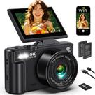 Câmera Digital Demofit 75MP 5K UHD WiFi Zoom 18X Tela Flip 3'' Câmera Digital Demofit 75MP 5K UHD WiFi Zoom 18X Tela Flip 3''