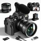 Câmera digital Eddioklp 4K 48MP/60FPS Vlogging de vídeo WiFi