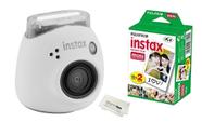 Câmera digital Fujifilm Instax Pal com 20 impressões em branco leitoso Câmera digital Fujifilm Instax Pal com 20 impressões em branco leitoso