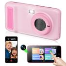 Câmera digital Gisotu Dual Lens 4" com tela sensível ao toque Wi-Fi