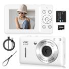 Câmera digital Gtonster FHD 1080P para crianças com zoom 16X branco