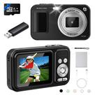 Câmera digital JVSCAM Autofocus 48MP FHD 1080P com cartão de 32GB