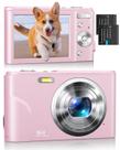 Câmera digital Kenuo 36MP 1080P Vídeo 16X Zoom Kids Rosa Rosa Câmera digital Kenuo 36MP 1080P Vídeo 16X Zoom Kids Rosa Rosa