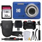 Câmera Digital Kodak PIXPRO FZ55 16MP 5x Zoom 32GB Azul
