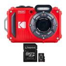 Câmera digital KODAK PIXPRO WPZ2 robusta à prova d'água 16MP vermelha