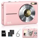 Câmera digital Lecran FHD 1080P 44MP Kids com 32GB 2 baterias