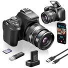 Câmera digital OIEXI 4K 64MP WiFi 10X Zoom óptico com 64GB