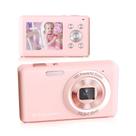 Câmera digital SLRNQJA FHD 1080P 48MP 16X Zoom com 32GB rosa