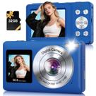 Câmera Digital SMARTKLIK 56MP 2.7K Tela Dupla Zoom 16X