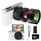 Câmera digital TZZPL 4K 64MP para fotografia e vlogging