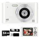 Câmera digital VYNCS 2025 44MP 1080P 16X Zoom com cartão de 64GB