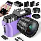 Câmera digital WIKICO 6K 64MP Vlogging 16X Zoom com cartão TF de 32GB