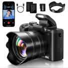 Câmera digital XNSIAKXA 8K 88MP WiFi Vlogging com capuz de lente