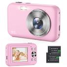 Câmera digital zheozeig Kids 44MP 1080P Point Shoot Vlogging