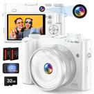 Câmera Digital Zosic 4K 64MP - Foco Automático, Anti-Shake e Frontal/Traseira