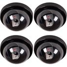 Câmera dome CCTV de segurança fictícia WALI SD-4 com luz LED