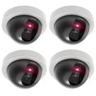 Câmera dome CCTV de segurança fictícia WALI SDW-4, 4 pacotes