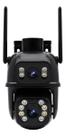 Câmera Dupla 3mp3mp Full HD Wifi Segurança vigilância Zoom Externa noturna Camera IP prova dágua