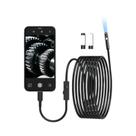 Câmera Endoscópica De Lente Dupla Para iPhone, iPad, Android, iOS, Tipo-C Com Luz LED, Inspeção