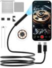 Câmera endoscópica ZOIOT 1920P HD 1m com 8 luzes LED IP67