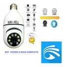 Camera Espian Segurança Lampada Panoramica Wifi1080 360 Grau