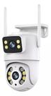 Camera Externa Ip a Prova Dágua Wifi Dupla 2 Em 1 com Visao Noturna C/ Infravermelho YOOSEE