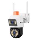 Câmera Externa Segurança Wifi IP Dupla Lente Yoosee Visão Noturna A Prova Dágua Com Luz Sirene Alarme Orbitronic