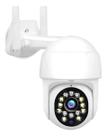 Câmera Externa Wi-fi Kapbom Full Hd 1080p Kap-s381 À Prova D'água Branco