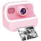 Camera Fotografica Infantil Impressão De Fotos Instantanea Videos Jogos Cores Rosa Azul
