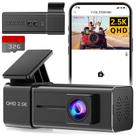 Câmera frontal de carro Dash Cam E-YEEGER WiFi 2.5K 1440P preta