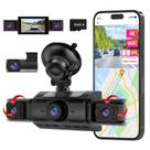 Câmera frontal e traseira Dash Cam CATCATCH C4 4K Visão 360