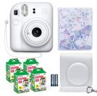Câmera Fujifilm Instax Mini 12 Clay White + Film 40 folhas