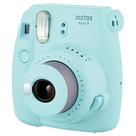 Câmera Fujifilm INSTAX mini9 de exposição automática, azul gelo