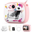 Câmera infantil de impressão instantânea YOZISS com capa de silicone e cartão SD