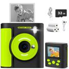 Câmera infantil Zicor Instant Print HD Digital Video Black