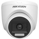 Camera Infra 2.0M Hikvision 2,8MM 20M DS-2CE76D0T-LPFS Dome com Audio