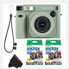 Câmera Instantânea Fujifilm Instax Wide 400 Verde Sálvia Kit