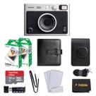 Câmera Instantânea Híbrida Fujifilm Instax Mini Evo (Preta) com filme para 20 poses, cartão microSD de 32 GB, case protetora, álbum de fotos, protetores de tela e leitor de cartão USB Câmera Instantânea Híbrida Fujifilm Instax Mini Evo (Preta) com filme para 20 poses, cartão microSD de 32 GB, case protetora, álbum de fotos, protetores de tela e leitor de cartão USB