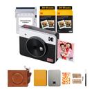 Câmera Instantânea Kodak Mini Shot 3 Retro - Impressora Fotográfica 2 em 1 (3x3") - Pacote com 68 Folhas