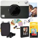 Câmera Instantânea Kodak Printomatic Black - com 20 Folhas de Papel Zink