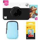 Câmera Instantanea Kodak Printomatic - Kit Completo Preta