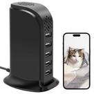 Câmera Inteligente Sem Fio HKFUG 1080P HD com Carregador USB