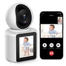 Câmera interna MYPIN 2K de vídeo/áudio bidirecional com aplicativo de telefone