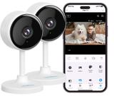 Câmera Interna WiFi 2K com Visão Noturna