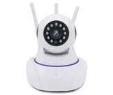 Câmera Ip 3 Antenas Onvif Wifi Wireless Yoosee Visão Noturna Segurança Robô