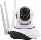 Câmera Ip 3 Antenas Wireless 3ª Geração Wifi C/ Visão Noturna Excelente Imagem Babá eletronica