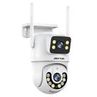 Camera Ip Dupla Wifi Zoom Rastreamento App Yoosee Ip66 360 Cor Preto