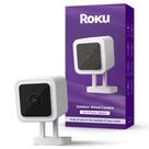 Câmera IP Externa Roku 1080p HD com Visão Noturna e IP65 à Prova D'Água