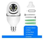 Câmera Ip Ptz Speed Dome Wi-fi Segurança Lâmpada Espiã Robô Giratória Sensor Movimento Com áudio