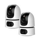 Câmera IP PTZ WiFi De Lente Dupla 4K 8MP Com Zoom 10X E Rastreamento Automático Para Monitoramento